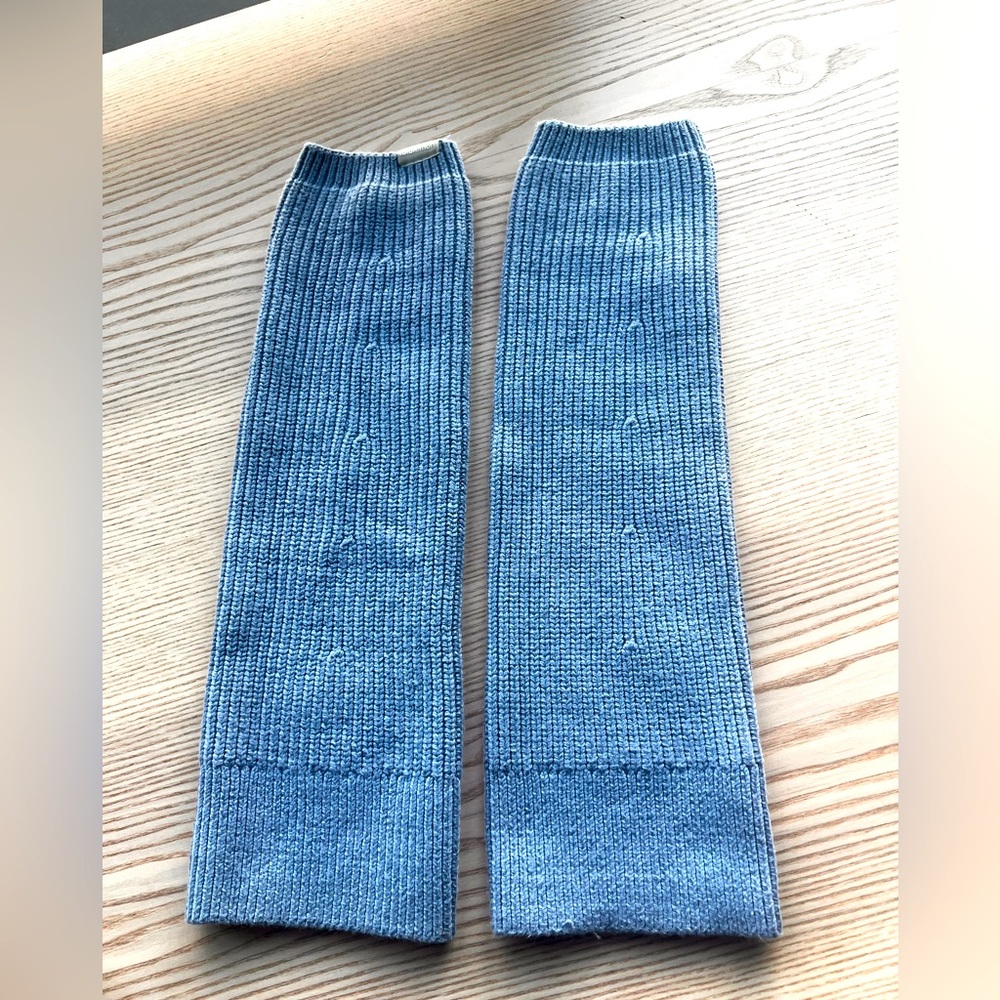 Lululemon Athletica Blue Knit Accessory Leg Warmer